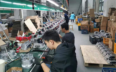 Shenzhen songrui electric door &amp; window systems Co., Ltd कारखाना उत्पादन लाइन