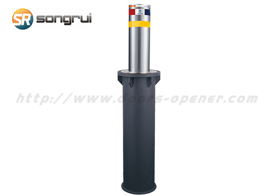 एलईडी वॉर्निंग लाइट ट्रैफिक रोडब्लॉक्स, 110V IP68 स्टेनलेस स्टील बोलार्ड
